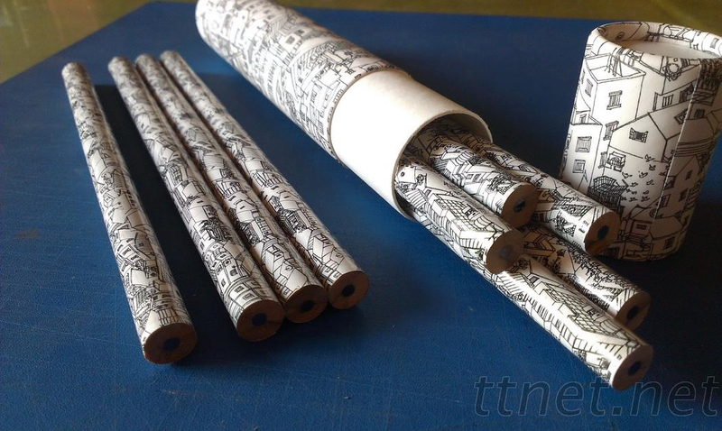 5入筒裝大圓桿鉛筆|鉛筆工廠