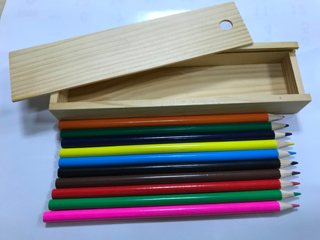 彩色鉛筆10色 木盒裝禮盒